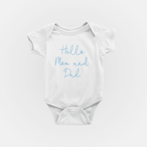 Body Neonato "Hello Mom and Dad"