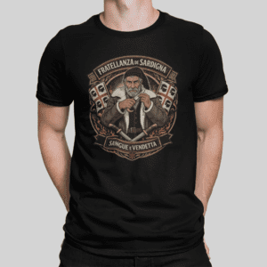 T-shirt “Fratellanza de Sardigna tradizione sarda“